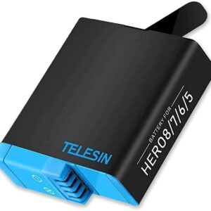 TELESIN 1220mAh Lithium-Ion Battery for GoPro HERO8/7/6/5 Black