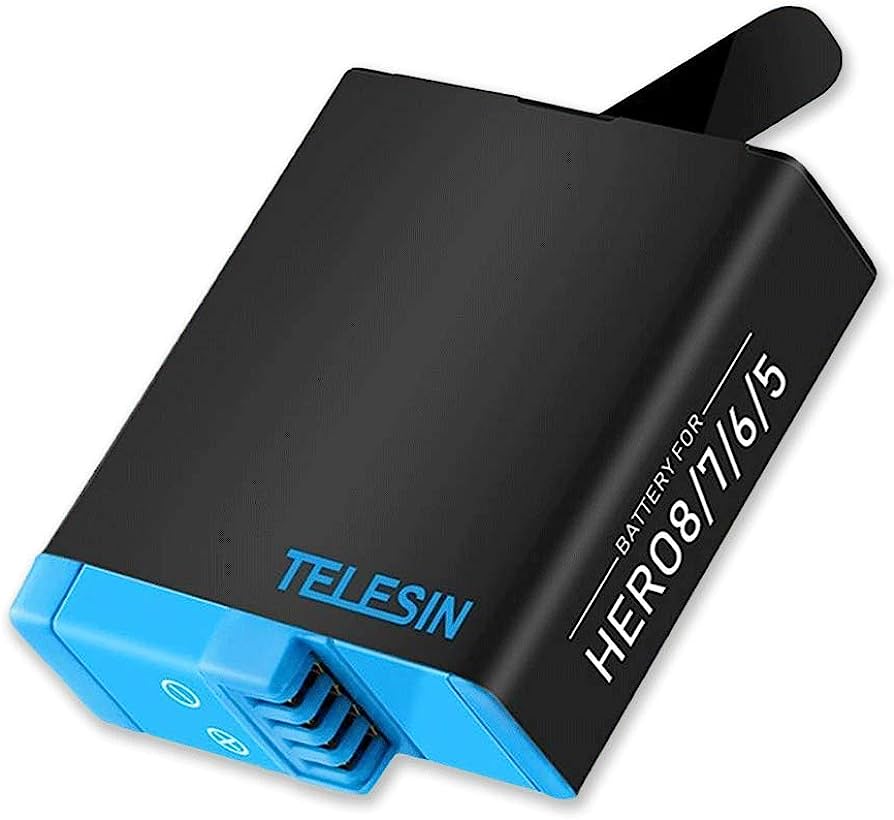 TELESIN 1220mAh Lithium-Ion Battery for GoPro HERO8/7/6/5 Black